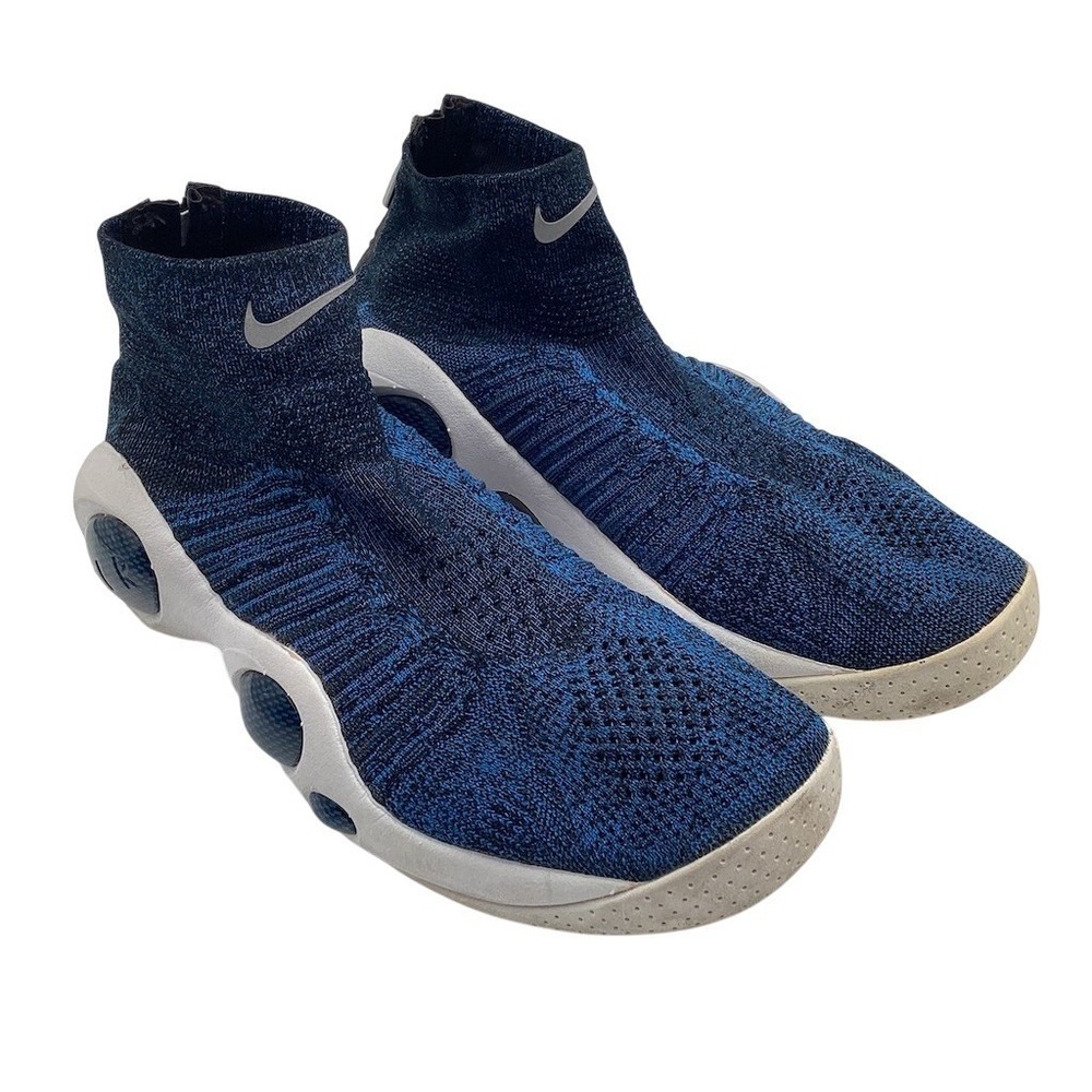 Nike Flight Bonafide Men's High Top Basketball Shoes Blue/White Size 9.5